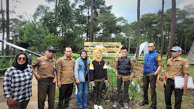 Kerjasama Wisata Nyawang Bandung dan Koperasi Maraju di-Monev Perum Perhutani