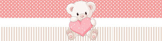 Teddy Bear for Girls Free Printable Labels.