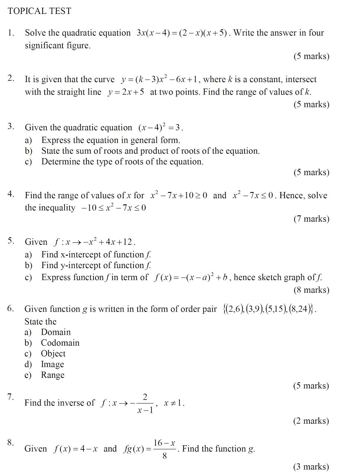 Contoh Soalan Addmath F4 - Contoh 84