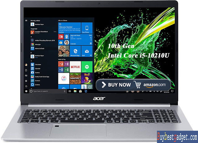 Acer Aspire 5 Slim Laptop (A515-54-59W2)10th Gen Intel Core i5-10210U processer