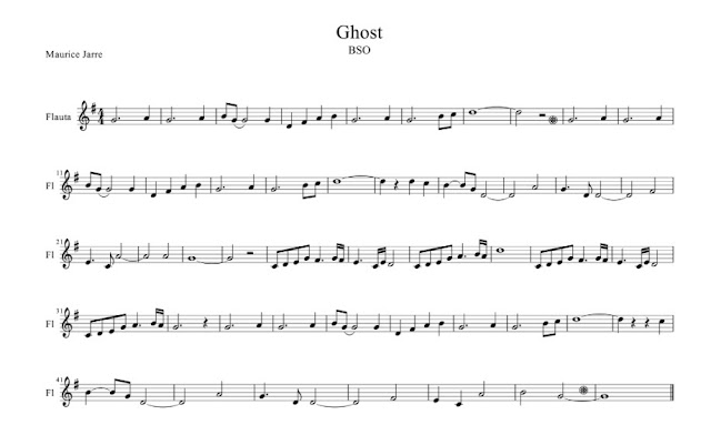 Banda Sonora - Ghost Más allá del amor (Unchained Melody) partitura