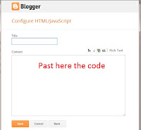 Add social network widget in blogger. OeetBlog