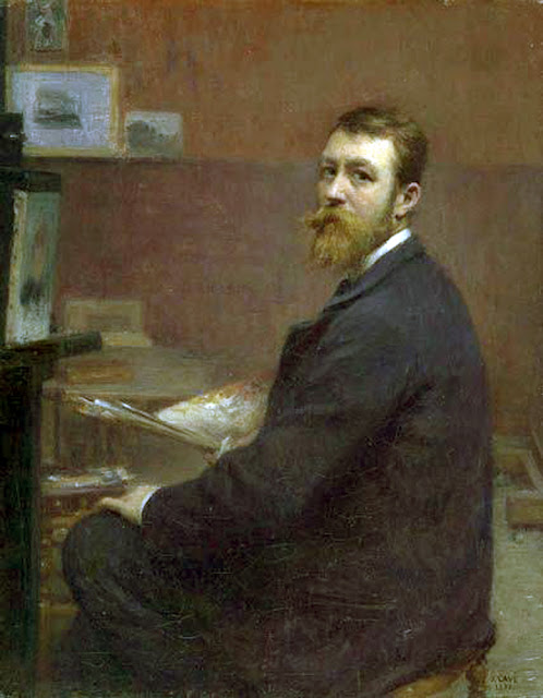 Jules Cyrille Cavé, Self Portrait, Portraits of Painters, Jules Cyrille, Fine arts, Portraits of painters blog, Cyrille Cavé, Paintings of Jules Cyrille Cavé, Painter Jules Cyrille Cavé