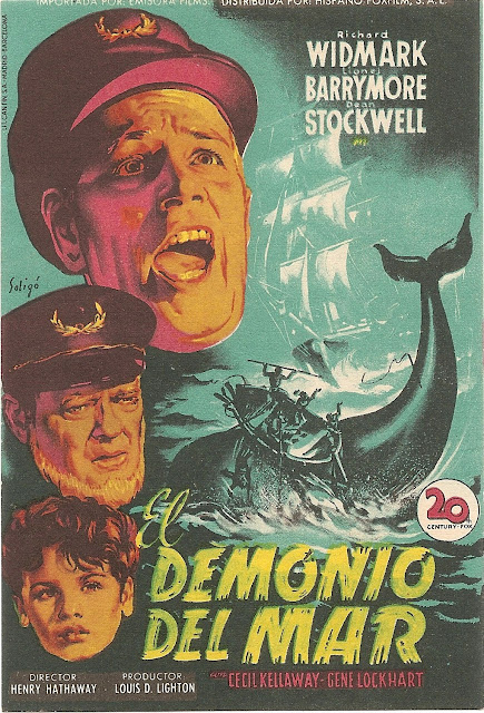 Programa de Cine - El Demonio del Mar - Richard Widmark - Lionel Barrymore