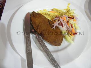 Chicken Cutlet Naba Malancha restaurant Sovabajar Kolkata