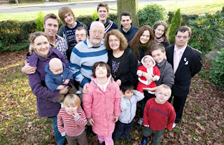 Mum, Dad and most of their children and grand-children. 