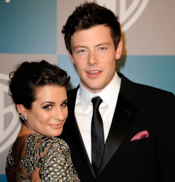 Monchele Finchel'Glee's' Cory Monteith brings girlfriend Lea Michele 