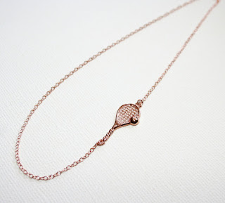 Tennis Racket Necklace