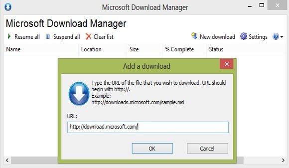 تحميل برنامج Microsoft Download Manager لتحميل الملفات