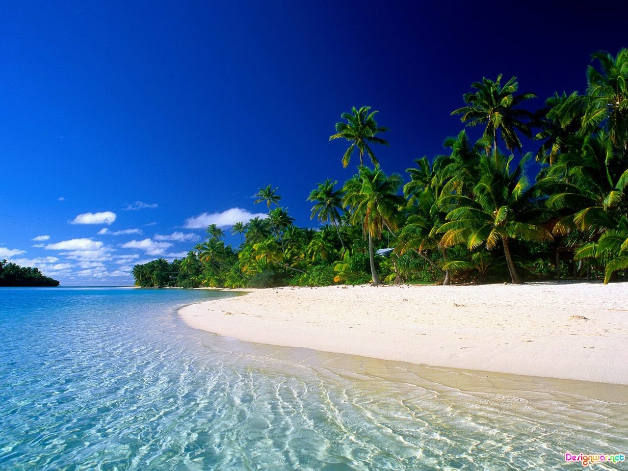 Wallpaper Tropical Island