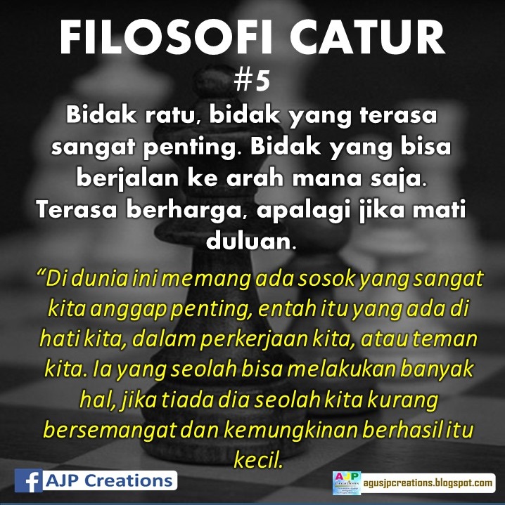 9 Kata Kata Bijak Filosofi Catur AJP Creations