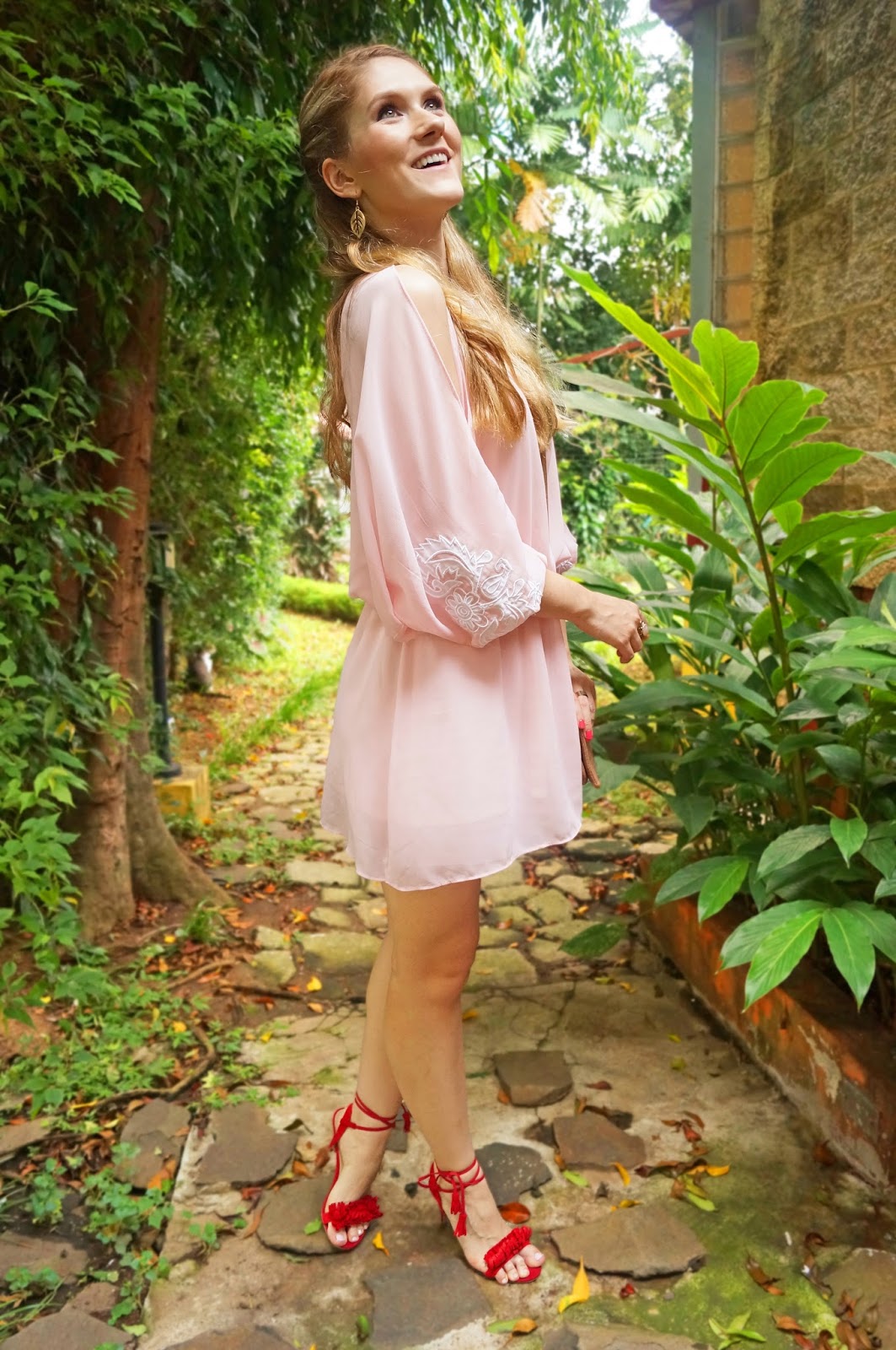 Click through to see other ways to wear this pink dress!