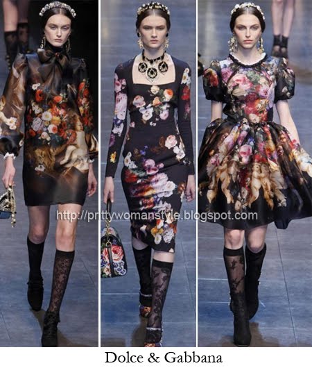 Флорални принтове Dolce & Gabbana