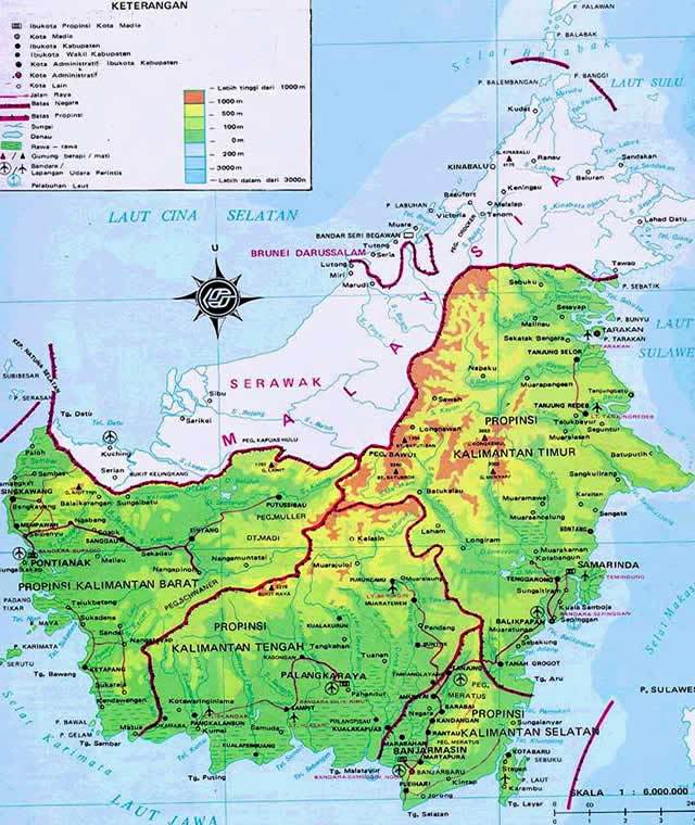  Peta Pulau Kalimantan  Tugas Sekolah Ku