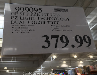 Costco 999095 - Deal for the GE 9ft Pre-lit LED Just Cut Aspen Fir Artificial Christmas Tree at Costco