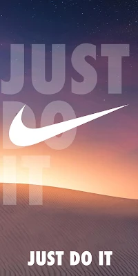 Pôr Do Sol No Deserto NIKE Wallpaper para Celular