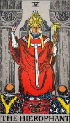 Tarot Card Meaning For The Hierophant Rws And Thoth