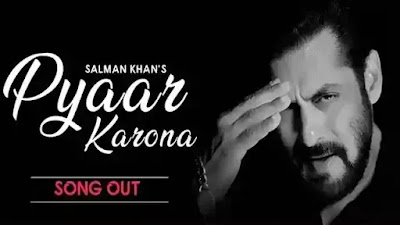 Salman Khan song on coronavirus COVID19 Pyar Karona Release