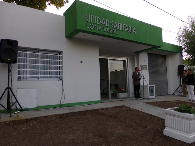 Inauguración de la Unidad Sanitaria Dr. Cesar Chan Suarez en Loma Verde