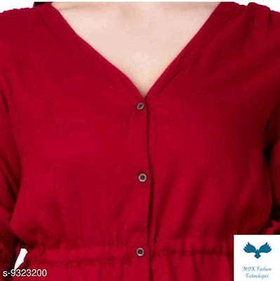Latest Design Womens Rayon Tops Modern Tops For Women