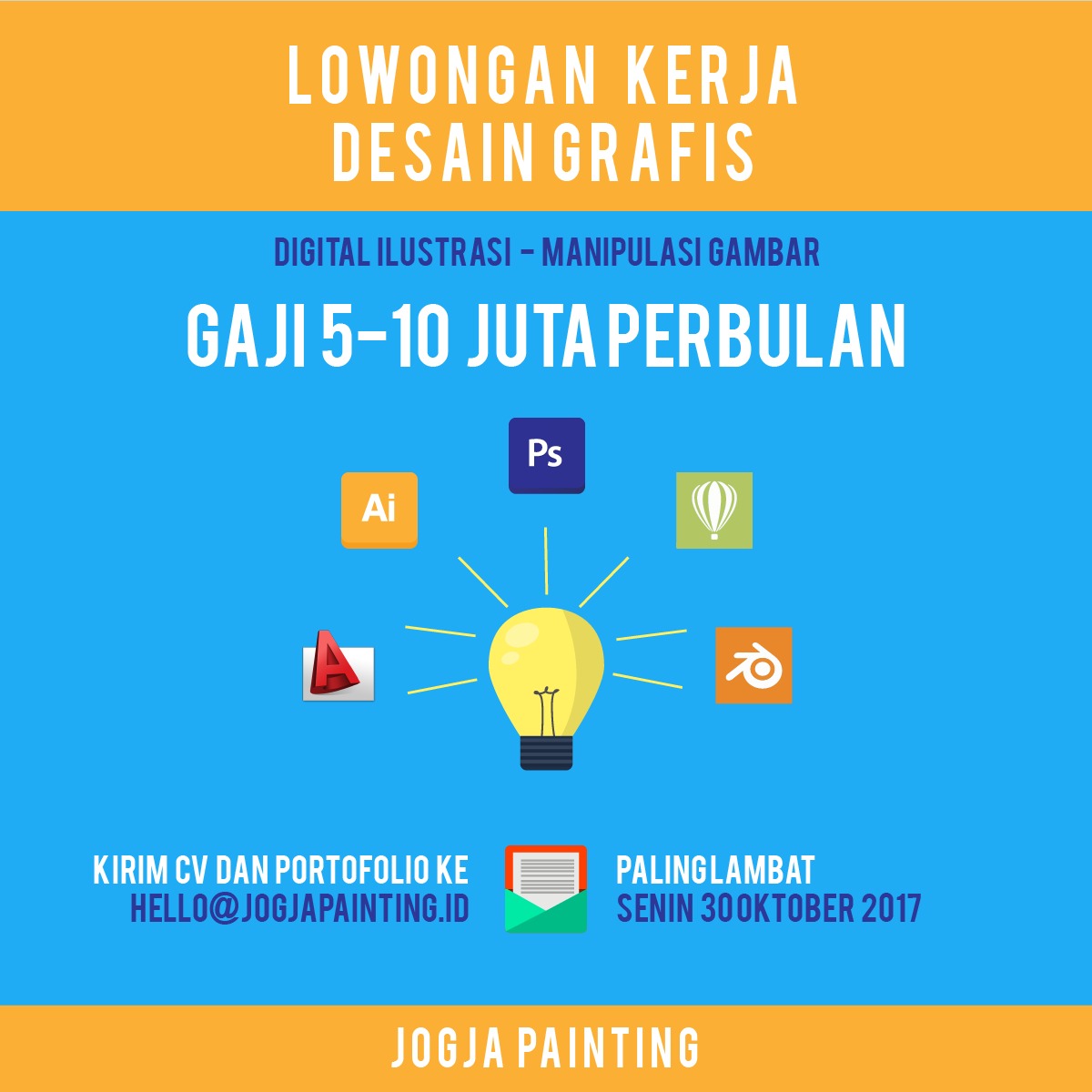 Lowongan Kerja Desain  Grafis  di  Jogja Painting 