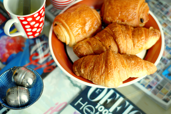 Paris croissants l'officiel morning breakfast France french parisian