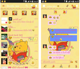 BBM MOD Winnie The Pooh v2.11 Apk