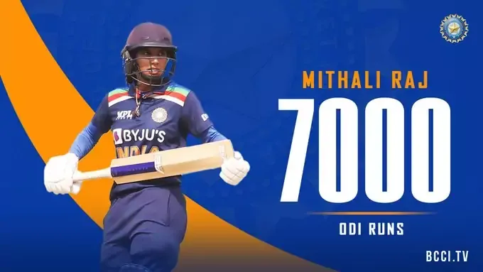 Mithali Raj creates history, becomes first woman cricketer to complete 7,000 ODI runs