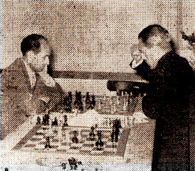 Match en Igualada, Ayuntamiento-Diputación, 1954
