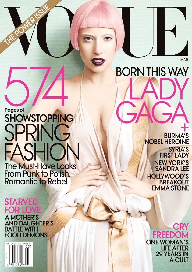 Lady Gaga in US Vogue March