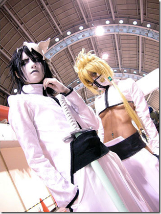 bleach cosplay ulquiorra schiffer and tier halibel bleach cosplay ulquiorra schiffer and tier halibel