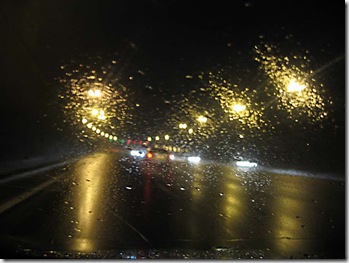 Spaghetti Junction in the Rain