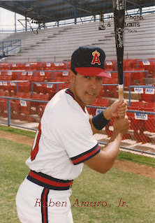 Ruben Amaro Jr. 1990 Midland Angels card