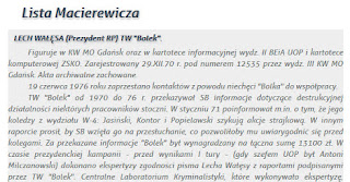 Lista Macierewicza – dwie listy przygotowane w · 4 czerwca 1992