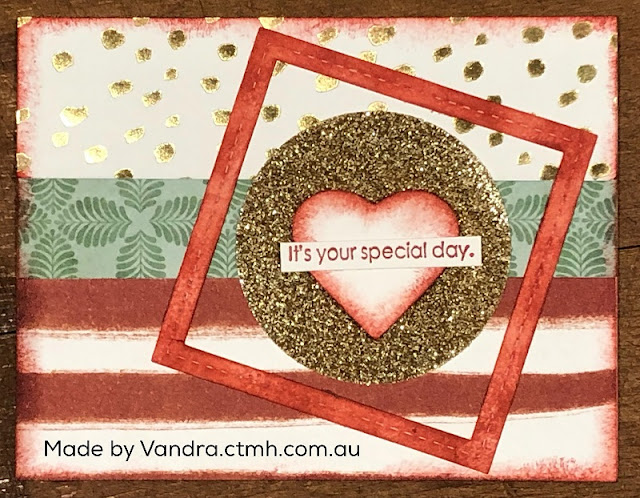 #CTMHVandra, Colour dare, gold foil, special, glitter, stitched thin cuts, hearts, #ctmhlovely, colour wheel, #ctmhStarsandSparklers, sponging, retiring, Birthday, Wedding, Anniversary, color dare,