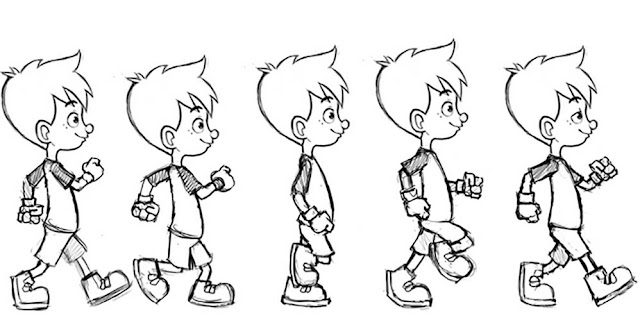 They just work in a “cartoon style”: they often invent characters, their images, characters, poses, and then draw them.