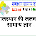 राजस्थान की जलवायु सामान्य ज्ञान | Rajasthan Climate GK in Hindi