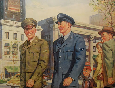 1940s Fashion   on The U S Armed Forces Commisioned This 1940s Illustration Which Billed