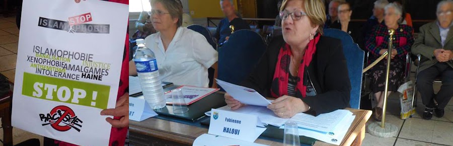 Fabienne HALOUI au conseil municipal d'Orange le 15 mai 2017