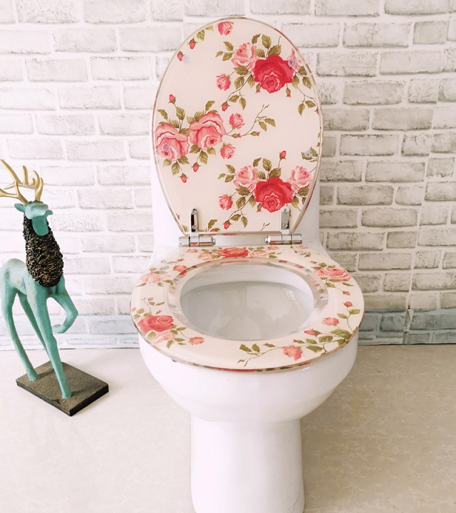 Resin toilet seat