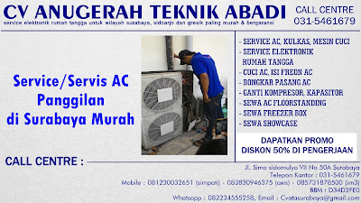 Service/Servis AC Panggilan di Surabaya Murah