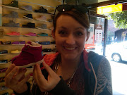 Finding the cutest baby TOMS boots in the most amazing TOMS store ever.