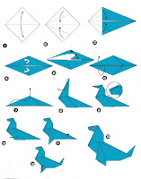 origami de animales foca