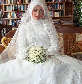 asian modest wedding gowns