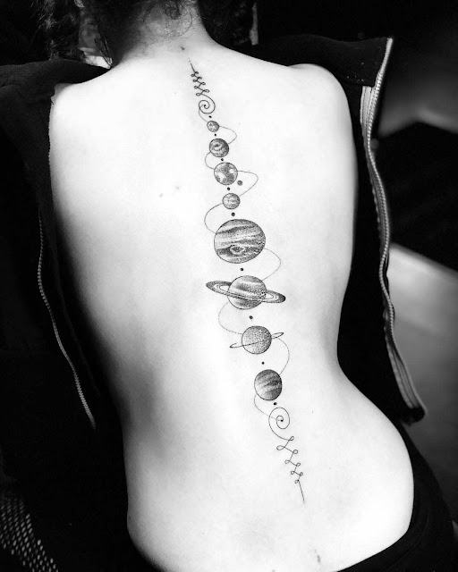 Inspire-se com Estas 80 Incríveis Tatuagens para a Coluna