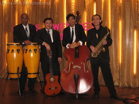 Live Band, Singer, Guitar, Saxophone & Upright Bass for Weddings in Malaysia