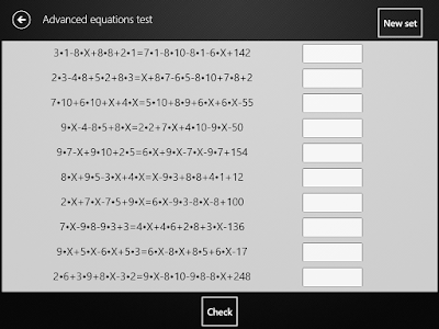 Advanced equations worksheet