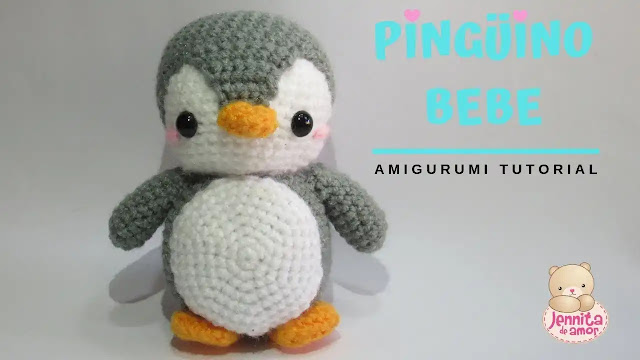 Aprende a tejer un muy tierno pingüino amigurumi a crochet