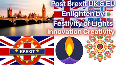 Post Brexit UK & EU Enlighten by Festivity of Lights