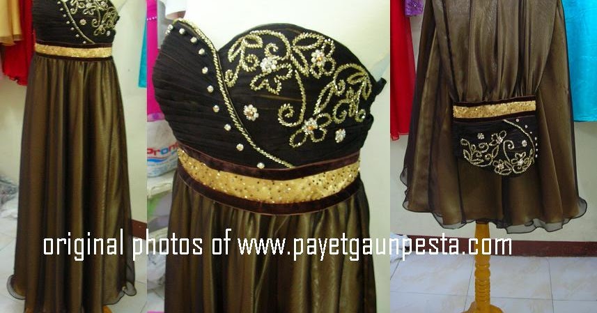 Payet Gaun Pesta Desain Baju Pesta Kebaya Modern dan 